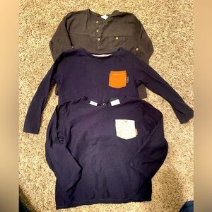 3 long sleeves shirts Zara baby set size 2-3y